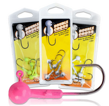 Load image into Gallery viewer, Crappie Magnet Double Cross Jig Head

