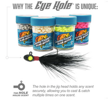 Load image into Gallery viewer, Crappie Magnet Tungsten Eye Hole Pop-Eye Jigs
