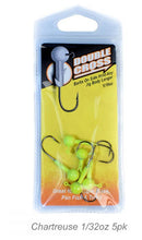 Load image into Gallery viewer, Crappie Magnet Double Cross Jig Head

